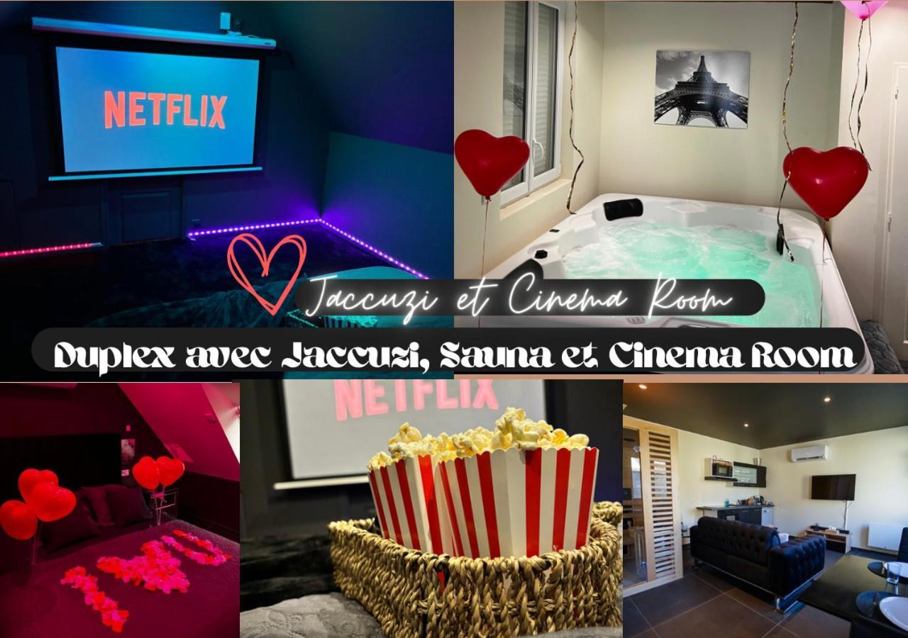 Magnifique Duplex Avec Jaccuzi, Sauna Et Cinema Room Privatif Fontenoy  المظهر الخارجي الصورة